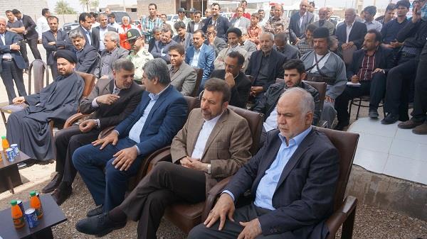 افتتاح BTS موبایل در روستای جائینک شهرستان تنگستان طی سفر دکتر واعظی به استان بوشهر